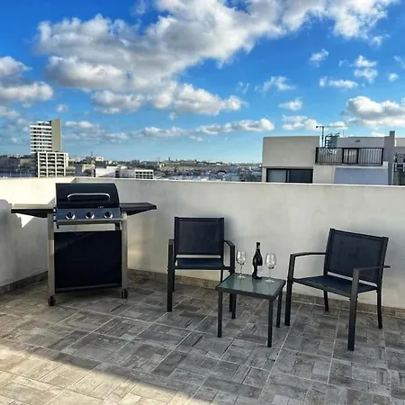 Penthouse Studio With Bbq! Apartament *